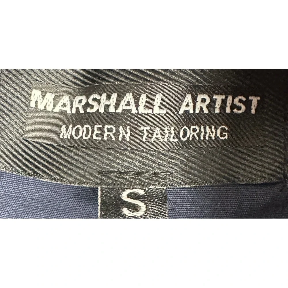 NEW Marshall Artist Shorts Mens Small Navy Blue Modern Tailoring Utility Casual